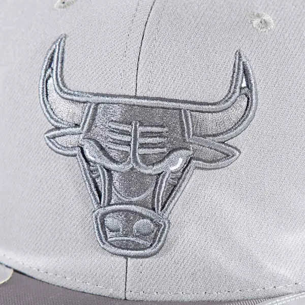 Gorra Chicago Bulls NBA Day 11 gris detalle