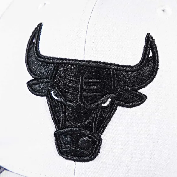 Gorra Chicago Bulls NBA Day 11 Concord blanca y negra detalle