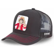 Gorra Capslab One Piece Luffy negra