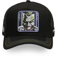Gorra curva Capslab Joker en negro frontal