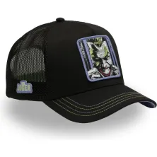 Gorra curva Capslab Joker en negro lateral