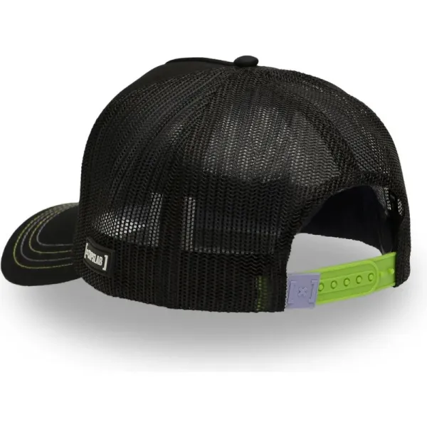 Gorra curva Capslab Joker en negro parte trasera