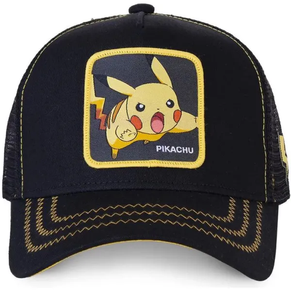 Gorra curva Capslab Pokemon Pikachu parche frontal