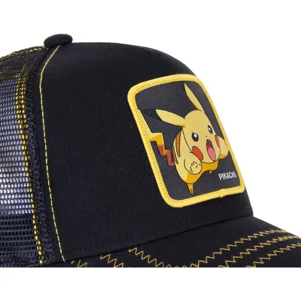 Gorra curva Capslab Pokemon Pikachu parche detalle