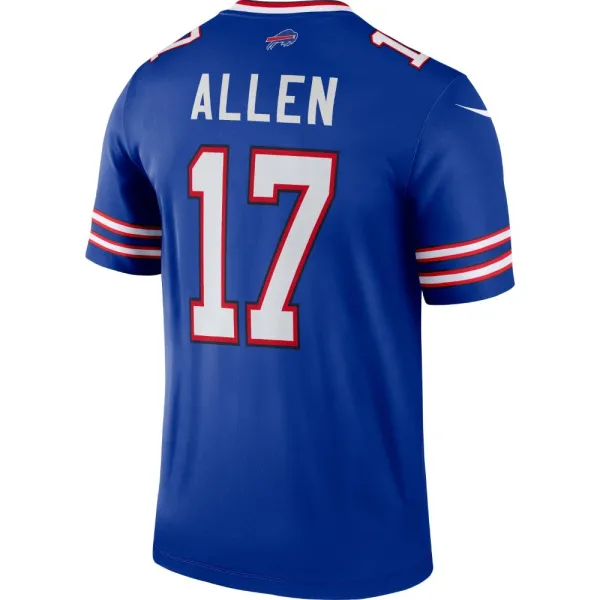 Camiseta Josh Allen Buffalo Bills NFL Nike Perfomance trasera