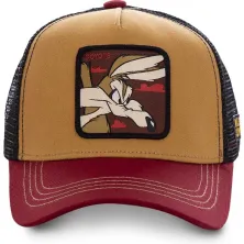 Gorra Capslab Coyote Looney Tunes detalle frontal