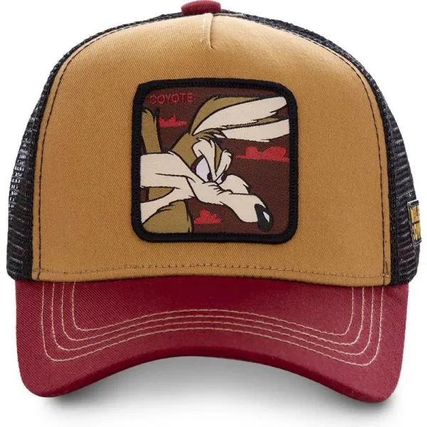 Gorra Capslab Coyote Looney Tunes detalle frontal