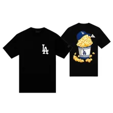 Camiseta MLB Dodger food graphic Oversized negra