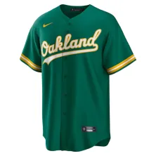 Beisbolera Oakland Athletics MLB Nike verde