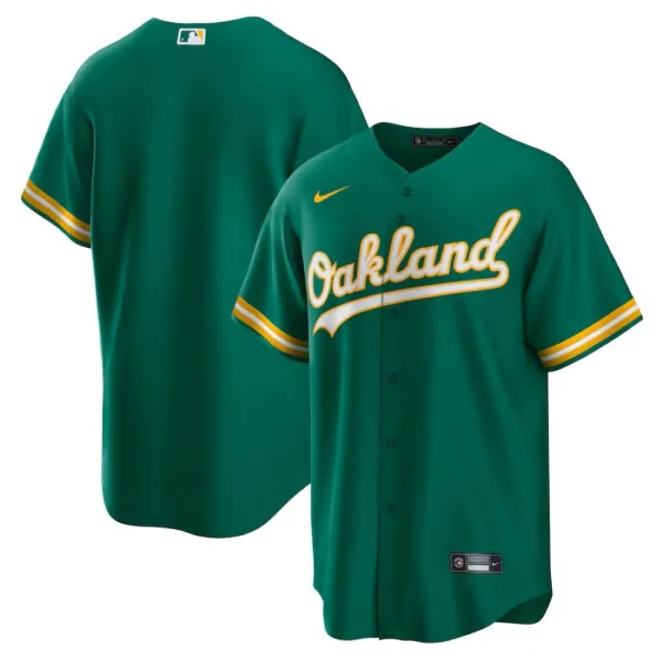 Beisbolera Oakland Athletics MLB Nike verde doble cara