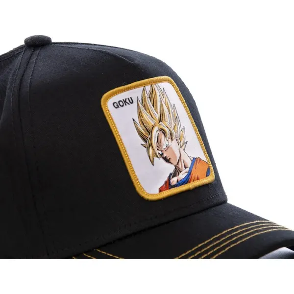 Gorra Capslab Goku Super Saiyan bordado