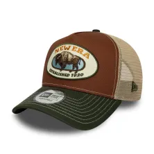 Gorra New Era Animal Patch Brown trucker