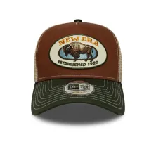 Gorra Animal Patch Brown trucker de New Era frontal