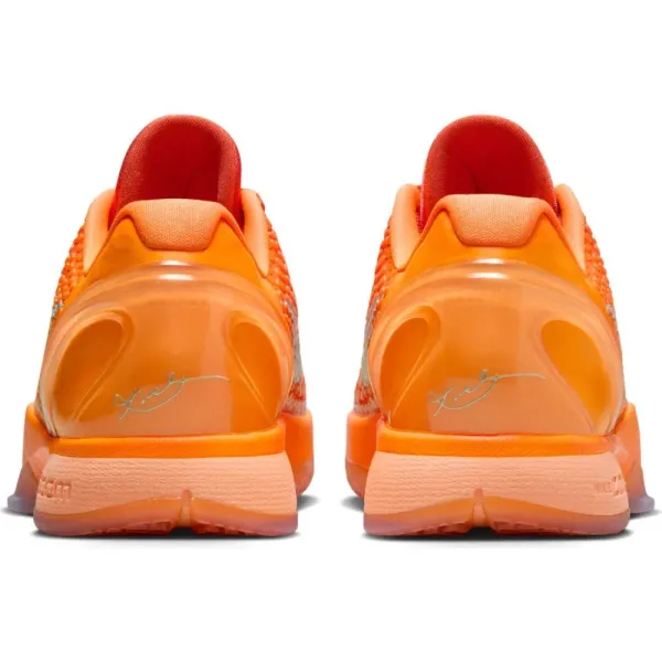 Nike Zoom Kobe 6 Total Orange talones