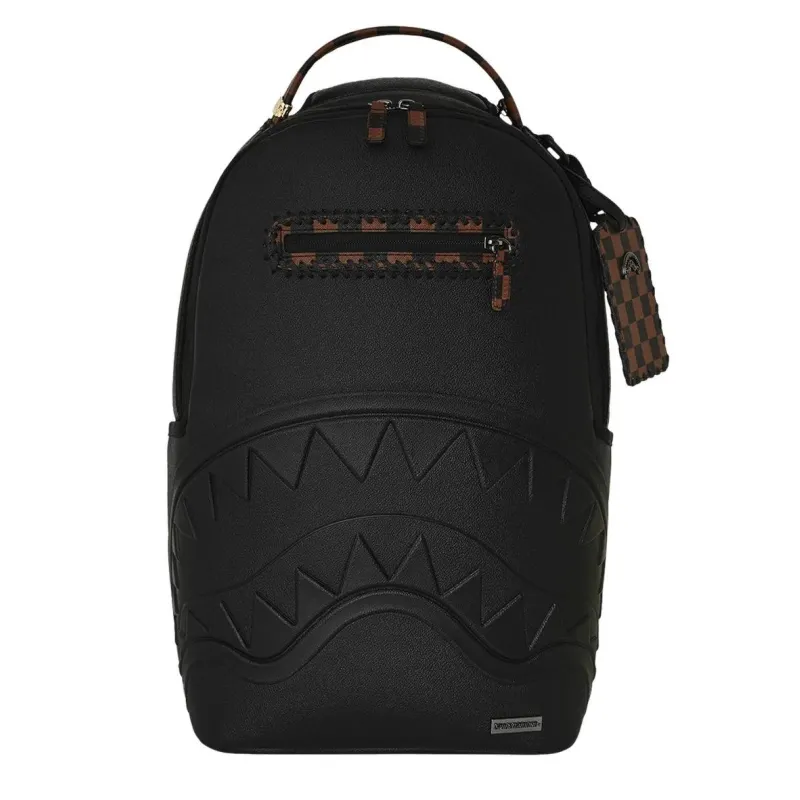 Sprayground negra Dose of Check Deux