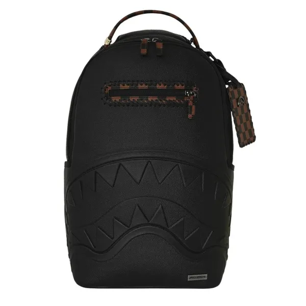 Sprayground negra Dose of Check Deux