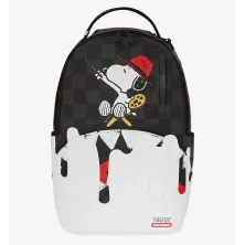 Sprayground Snoopy painting en negro y blanca