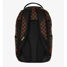 Sprayground Shark in Paris Sawtooth marron parte trasera