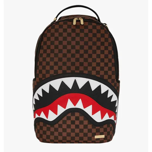 Sprayground Shark in Paris Sawtooth marron