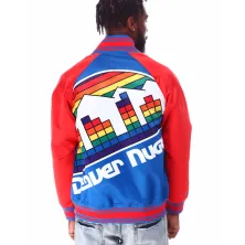 CHAQUETA MITCHELL AND NESS DENVER NUGGETS "COLOSAL SATIN JACKET"