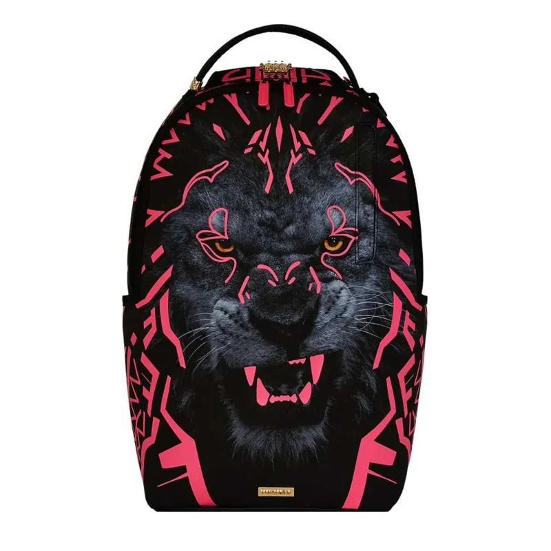 Sprayground AI Lion Neon Pink frontal