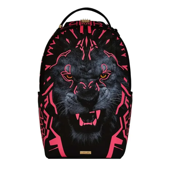 Sprayground AI Lion Neon Pink frontal