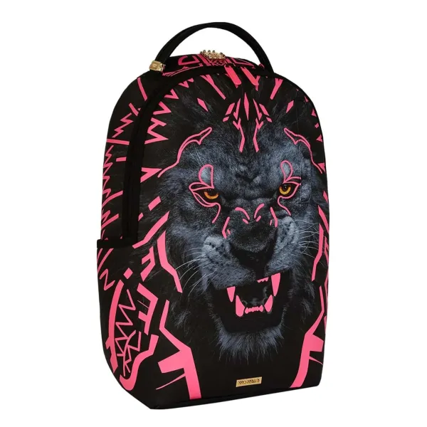 Sprayground AI Lion Neon Pink lateral