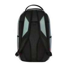 Mochila de moda Sprayground Shark Central Oil Slick parte trasera