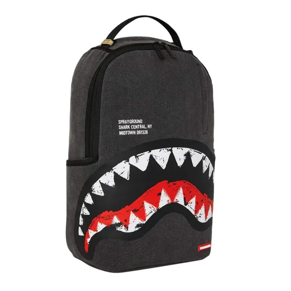 Sprayground Shark Central Painted lateral