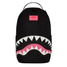 Sprayground Shark Nylon Black Pink mochila de moda principal