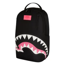 Sprayground Shark Nylon Black Pink mochila de moda ladeada