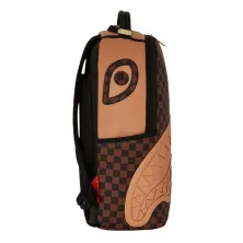 Mochila Sprayground HypeShark VSM DLX en marron - lado