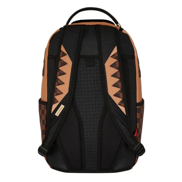 Mochila Sprayground HypeShark VSM DLX en marron - parte trasera