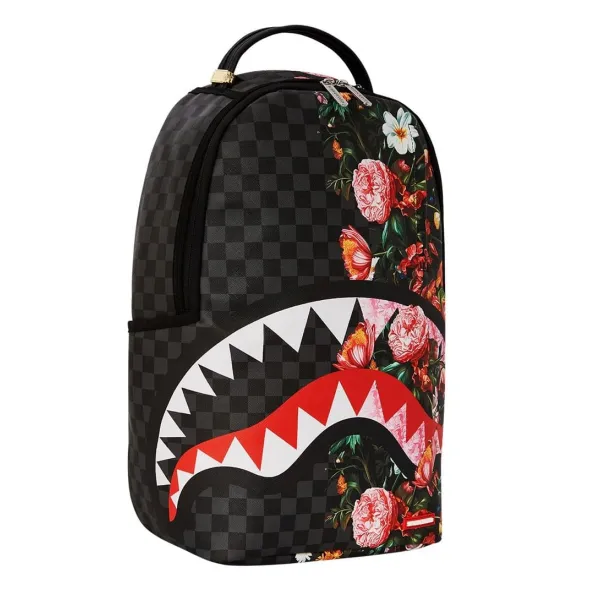 Sprayground Split Pink Floral lateral