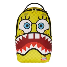 Mochila Sprayground Bob Esponja amarilla frontal