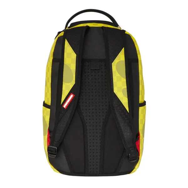 Mochila Sprayground Bob Esponja amarilla parte trasera