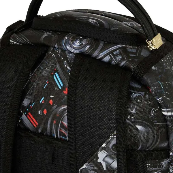 Sprayground Full Mechanical Shark detalle asa