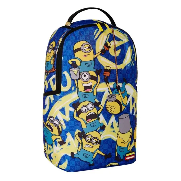 Sprayground Minion Banana Mayhem mochila DLX frente1