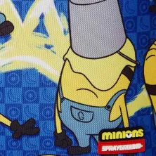 Sprayground Minion Banana Mayhem mochila DLX detalle