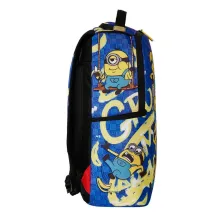 Sprayground Minion Banana Mayhem mochila DLX lateral