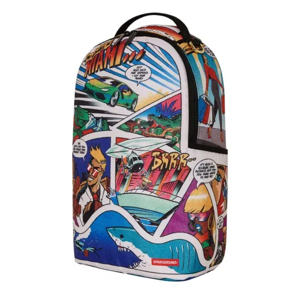 Sprayground mochila 305 Retro Comic lateral1