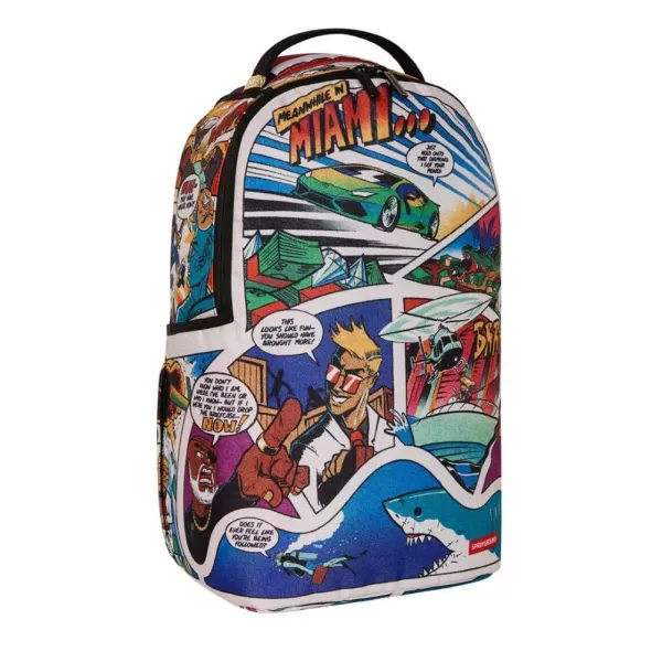 Sprayground mochila 305 Retro Comic lateral 2