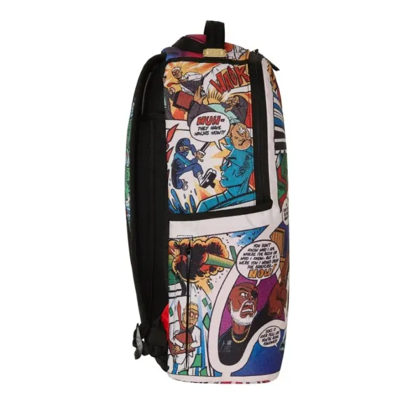 Sprayground mochila 305 Retro Comic lateral