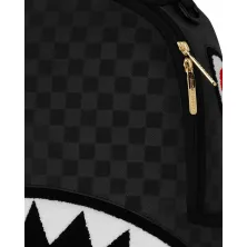 Sprayground Black Chenille Sip cremallera