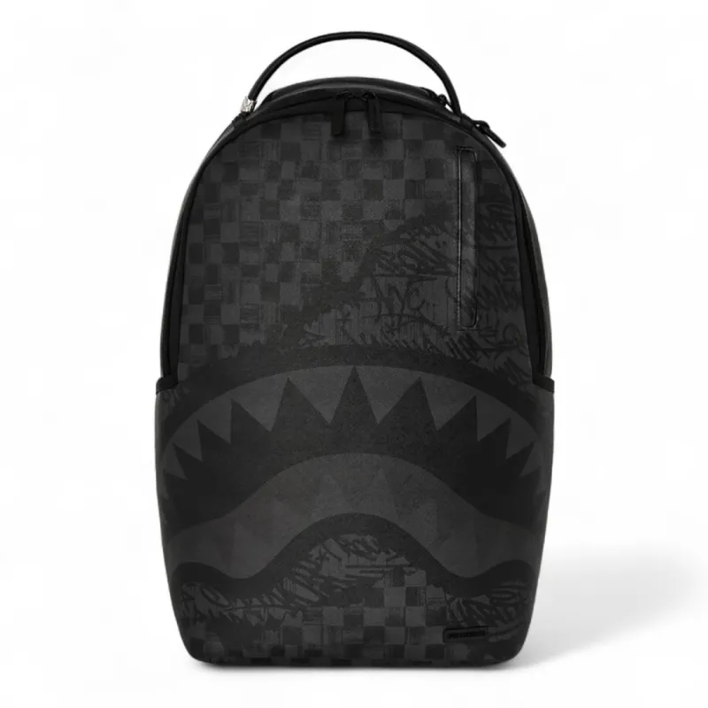 Sprayground Torn Graff Check en negro