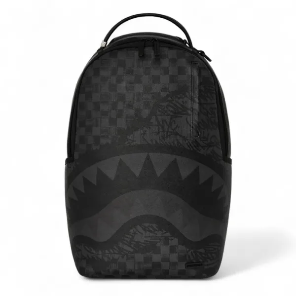 Sprayground Torn Graff Check en negro