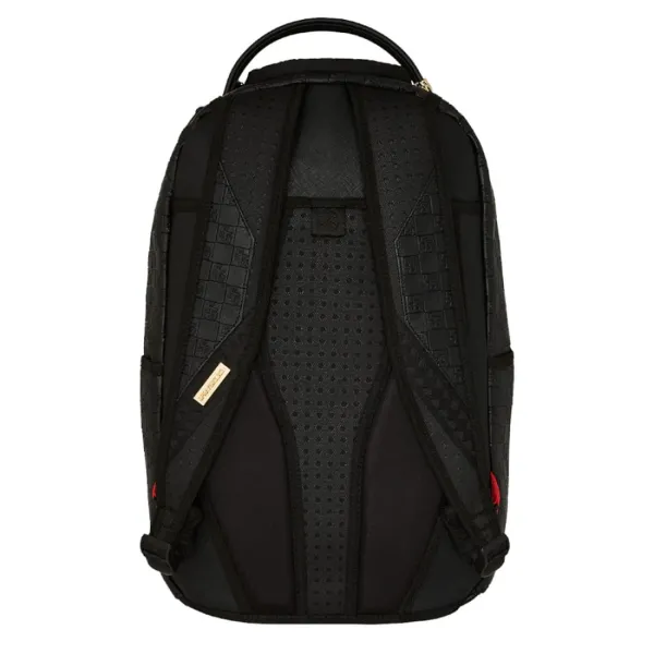 Sprayground Black Out Shark in Paris trasera