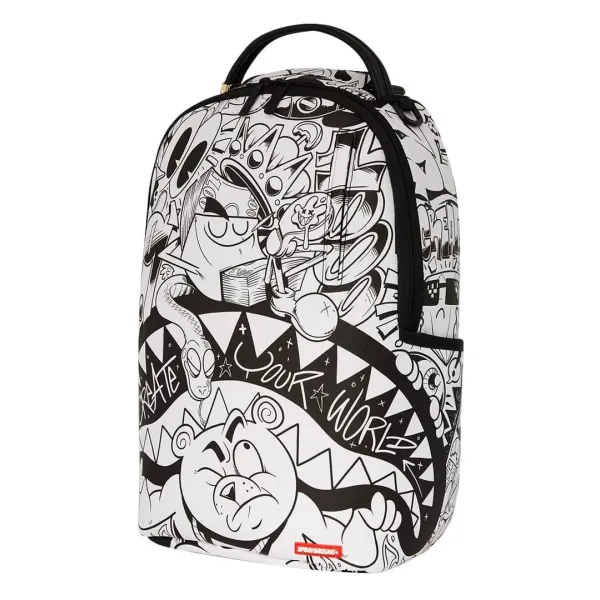 Mochila Sprayground Heavy Sharkmouth Doodle