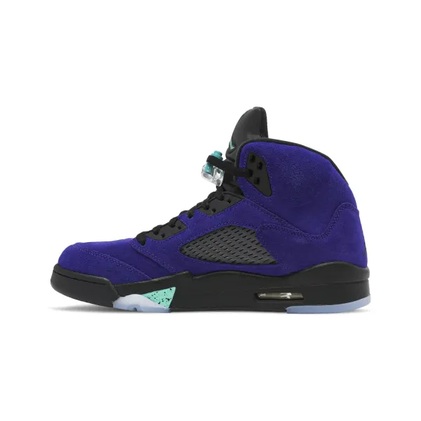 Air Jordan 5 Retro Alternate Grape cara interior