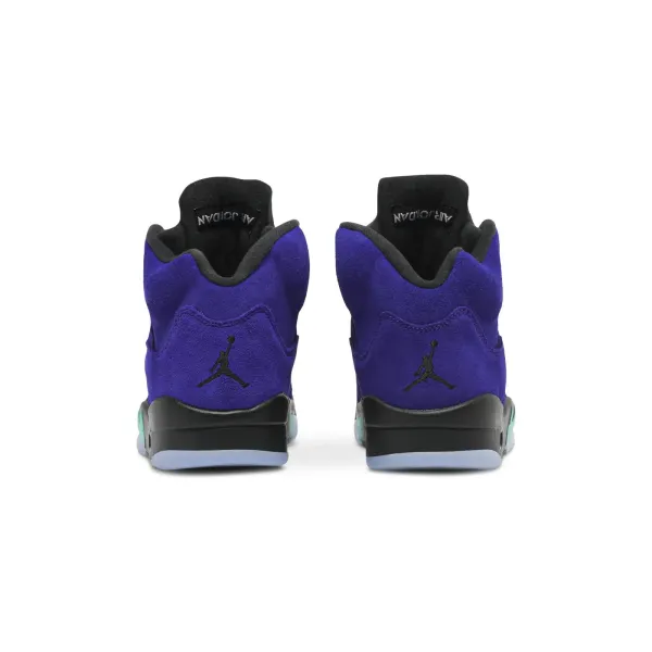 Air Jordan 5 Retro Alternate Grape talones